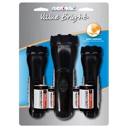 Rayovac Value General Purpose Flashlight Combo 3-Pack GPR2AA2AA2D-B