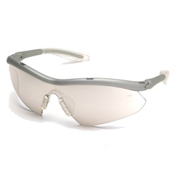 Crews Hombre Safety Glasses - Silver Frame - Clear Indoor/Outdoor lens HB149
