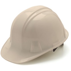 Pyramex Cap Style Hard Hat with 4 Point Snap Lock Suspension - White HP14010