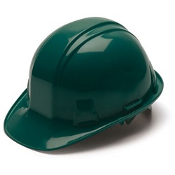 Pyramex Cap Style Hard Hat with 4 Point Snap Lock Suspension - Green HP14035