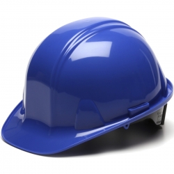 Pyramex Cap Style Hard Hat with 4 Point Snap Lock Suspension - Blue HP14060