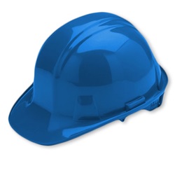 Pyramex Cap Style Hard Hat with 4 Point Ratchet Suspension - Light Blue HP14162