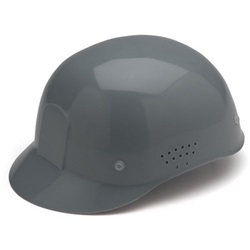 Pyramex Bump Cap with 4 Point Snap Lock Suspension - Grey HP34012