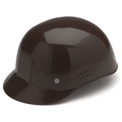 Pyramex HP34015 Bump Cap - 4-Point Snap Lock Suspension - Brown HP34015
