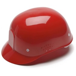 Pyramex HP34020 Bump Cap - 4-Point Snap Lock Suspension - Red HP34020