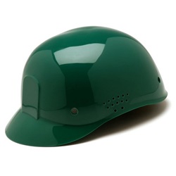 Pyramex HP34035 Bump Cap - 4-Point Snap Lock Suspension - Green HP34035