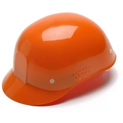 Pyramex Bump Cap with 4 Point Snap Lock Suspension - Orange HP34040