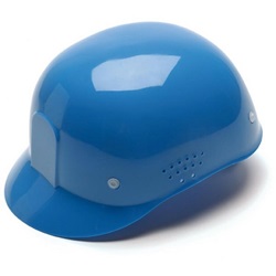Pyramex Bump Cap with 4 Point Snap Lock Suspension - Blue HP34060