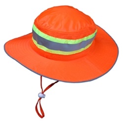River City HVH100 High Visibility Boonie Hat - Orange RIV-HVH100