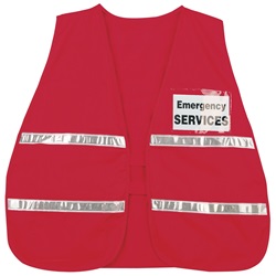 River City ICV204 Non ANSI Incident Command Vest - Red RIV-ICV204