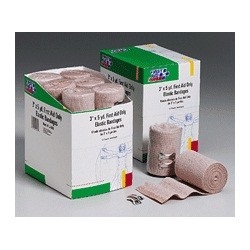 Elastic Bandage Wrap, with 2 Fasteners, Latex-Free 3 J616F