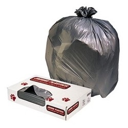 Gray, Linear Low-Density Commercial Can Liners, Bulk Pack JAG-G3339G