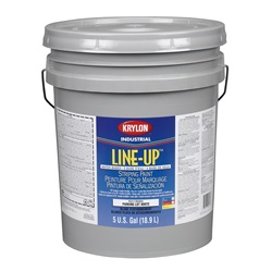 Krylon Line-Up Bulk Water Based Pavement Striping Paint - Parking Lot White K41130404-20