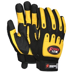 Memphis ForceFlex Multi-Task Work Gloves - Yellow and Black KV200