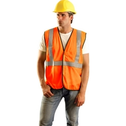 OccuNomix LUX-FRGC Mesh FR Treated Safety Vest - Orange LUX-FRGC-Orange