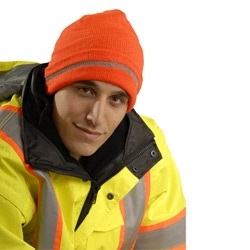 OccuNomix High Viz Winter Cap - Orange LUX-KCR-Orange
