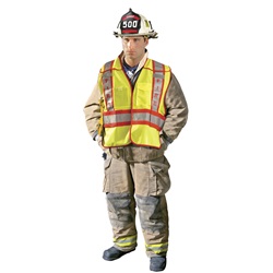 ANSI 207-2006 Yellow Public Safety Fire Vest LUX-PSF