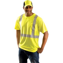 OccuNomix Classic Standard Wicking Hi-Visibility T-Shirt - Yellow LUX-SSETP2-Yellow