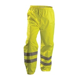 OccuNomix Class E - Premium PVC Coated Pants Hi Viz Yellow LUX-TEN-Yellow