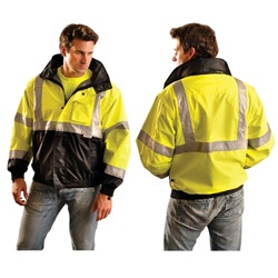 OccuNomix Two Tone Bomber Jacket - Yellow/Black LUX-TJBJ-BY