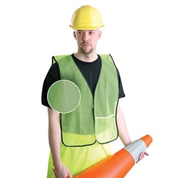 OccuNomix Economy Non-ANSI Vests- Lime LUX-XNTM-Yellow
