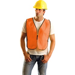 OccuNomix Economy Non-ANSI Vests- Orange LUX-XNTS-Orange