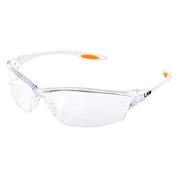 Crews Law 2 Safety Glasses - Clear Frame - Clear Lens LW210