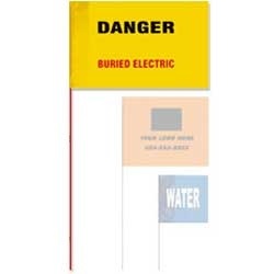 Presco Printed Wire Marking Flags 5x8 MF58PRW