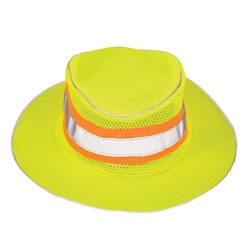 ML Kishigo 2824 Full Brim Safari Hat - Yellow/Lime - Large/XL MLK-2824