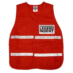 ML Kishigo 3708i 3700 Series Incident Command Vest - Red MLK-3708i