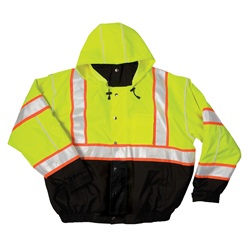 ML Kishigo JS119 Brilliant Series Bomber Jacket - Yellow/Lime MLK-JS119