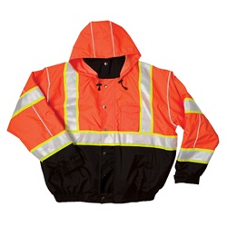ML Kishigo JS120 Brilliant Series Bomber Jacket - Orange MLK-JS120