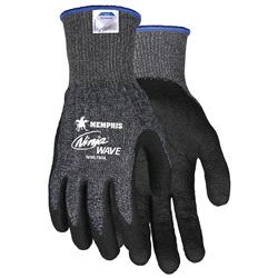 Memphis N96780 Ninja Wave Gloves - 13 Gauge Dyneema Shell - Black Nitrile Coating N96780