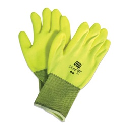 Northflex Neon Hi-Viz Foamed PVC Palm Coated Gloves NF11HVY