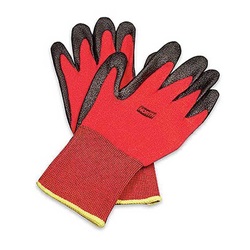Northflex Red Foamed PVC Palm Coated Gloves NF11