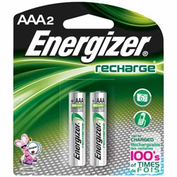 Energizer Rechargeable AAA Batteries 2-pack NH12BP2