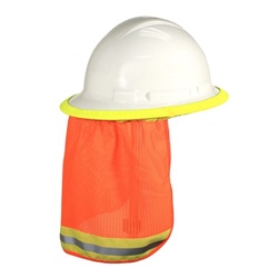 Radians FR Neck Shade for Cap or Full Brim Hard Hats - Orange NSO-Orange