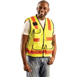 OK-1 TSV Class 2 Premium Solid Pro-Style Surveyor - Yellow/Lime OK-TSLV