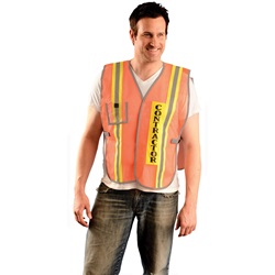 OK-1 CONTRACT Non-ANSI Value Mesh Contractor Vest - Orange OK1-CONTRACT