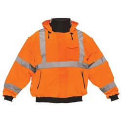 OK-1 ANSI Class 3 Orange 4-in1 Bomber Jacket OK4400