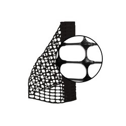 Resinet Oriented Crowd Control Fence - Black- 4 ft x 100 ft OL3548100-BK