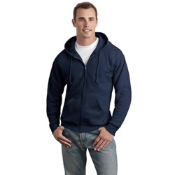 Hanes P180 ComfortBlend EcoSmart Full-Zip Hooded Sweatshirt P180-Navy