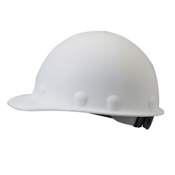 Fibre Metal P2A Roughneck High Heat Ratchet Cap Style Hard Hat - White P2ARW01