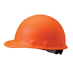 Fibre Metal P2A Roughneck High Heat Ratchet Cap Style Hard Hat - Orange P2ARW46