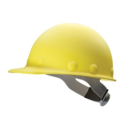 Yellow Fibre Metal Roughneck Ratchet High Heat Hard Hat P2NRW02