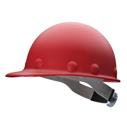 Fibre Metal Roughneck Ratchet High Heat Hard Hat - Red P2NRW15