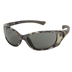 Crews Wounded Warrior Project Safety Glasses - Plasma Styling - Digital Camo Frame - Gray Lens CREWS-PA312