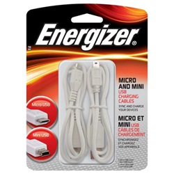 Energizer Micro and Mini USB Cables PC-CB70