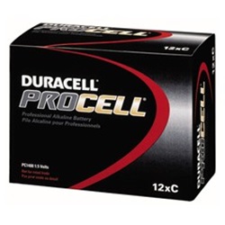 Duracell PROCELL Alkaline Batteries, C Size 12 Batteries PC1400-12