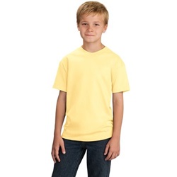 Port & Company - Youth Organic Cotton T-Shirt-Yellow Haze PC50YORG-YellowHaze